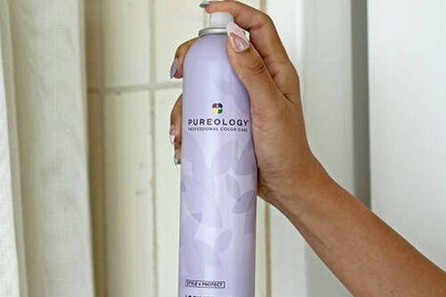 Style + Protect Lock It Down Hairspray - Pureology Opening Parcel Styling | L'Or&eacute;al Partner Shop