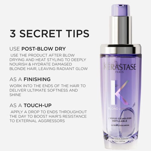 Blond Absolu L'Huile Cicagloss Hair Oil Refill - Opening Parcel Kérastase | L'Oréal Partner Shop
