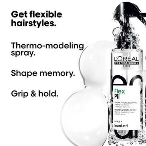 Tecni.Art Flex Pli Thermo-Modelling Spray - L'Or&eacute;al Professionnel Styling | L'Or&eacute;al Partner Shop