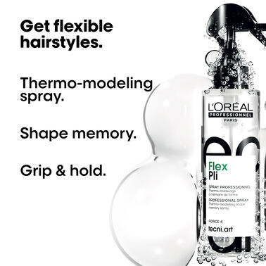 Tecni.Art Flex Pli Thermo-Modelling Spray - L'Oréal Professionnel Styling Tecni.Art Flex Pli Thermo-Modelling Spray - L'Oréal Professionnel Styling | L'Oréal Partner Shop