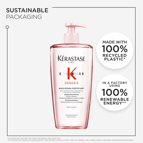 Genesis Bain Hydro-Fortifiant Shampoo For Weakened Hair Prone To Breakage - Kérastase | L'Oréal Partner Shop
