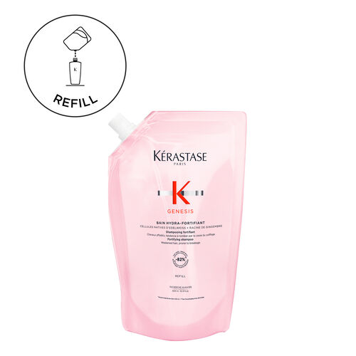 Genesis Bain Hydro-Fortifiant Refill Shampoo Pouch For Weakened Hair Prone To Breakage - Kérastase | L'Oréal Partner Shop