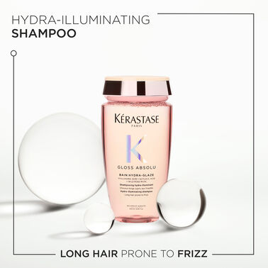 Gloss Absolu Bain Hydra-Glaze Shampoo For Long Hair Prone To Frizz - NEW! Gloss Absolu | L'Oréal Partner Shop