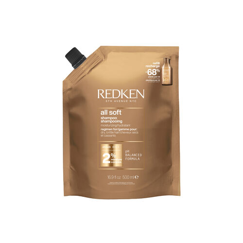 All Soft Shampoo Refill - [NEW] Redken Refillables | L'Oréal Partner Shop