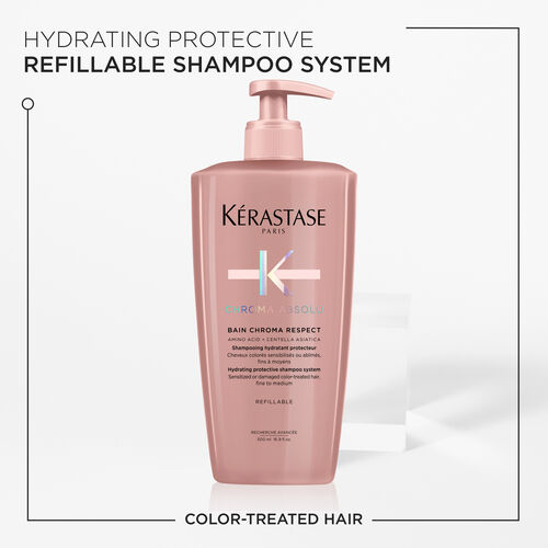 Chroma Absolu Bain Chroma Respect Shampoo For Colour-Treated Hair - Kérastase | L'Oréal Partner Shop
