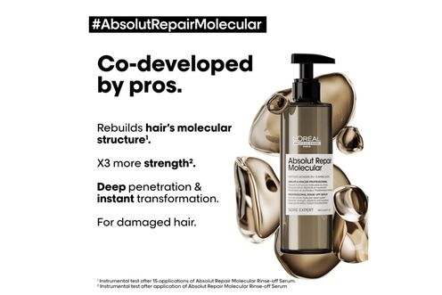 Absolut Repair Molecular Rinse-off Serum - Absolut Repair Molecular | L'Oréal Partner Shop