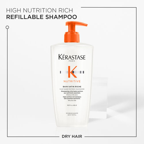 Nutritive Bain Satin Riche Shampoo For Very Dry Hair - Kérastase | L'Oréal Partner Shop