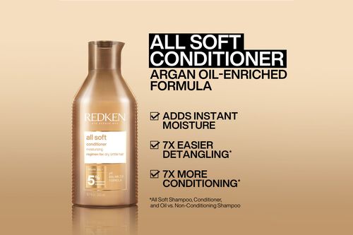 All Soft Conditioner With Argan Oil - Redken Retail Haircare | L'Or&eacute;al Partner Shop