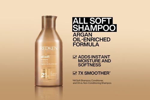 All Soft Shampoo With Argan Oil - Redken Retail Haircare | L'Or&eacute;al Partner Shop