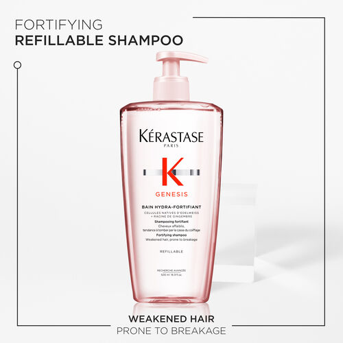 Genesis Bain Hydro-Fortifiant Shampoo For Weakened Hair Prone To Breakage - Kérastase | L'Oréal Partner Shop