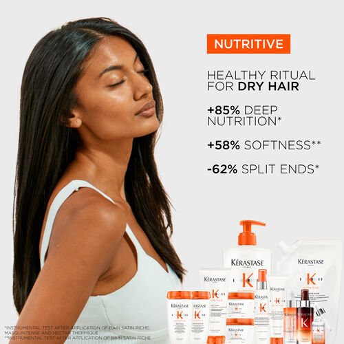 Nutritive Bain Satin Riche Refill Shampoo Pouch For Very Dry Hair - Kérastase | L'Oréal Partner Shop