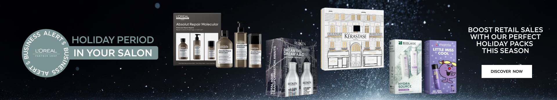 HolidayPacks_HomepageBannerNZ | L'Oréal Partner Shop